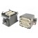 Connector: HDC | male + female | PIN: 32 | 2x16+PE | angled | metal | M50 image 1