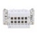 Connector: HDC | female | HTS HE | PIN: 10 | 10+PE | size 4 | 16A | 400V image 5