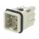 Connector: HDC | male | HDC | PIN: 5 | 4+PE | size 1 | 10A | 250V | 0.5÷2.5mm2 фото 1