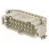 Connector: HDC | contact insert | male | HE | PIN: 16 | 16+PE | size 6 | 16A image 1