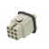 Connector: HDC | male | HD | PIN: 8 | size 1 | w/o contacts | 10A | 50V image 6