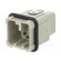 Connector: HDC | male | HD | PIN: 8 | size 1 | w/o contacts | 10A | 50V paveikslėlis 1