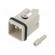 Connector: HDC | male | HQ | PIN: 8 | 7+PE | size 1 | w/o contacts | 10A image 1
