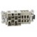 Connector: HDC | female | PIN: 10(4+6) | size 16 | contact insert | 690V image 5