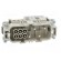 Connector: HDC | male | PIN: 10(4+6) | size 16 | contact insert | 690V image 9