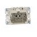 Connector: HDC | male | PIN: 6 | size 6 | Pitch: 44x27mm | contact insert image 9