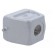 Enclosure: for HDC connectors | size 6 | Locking: for double latch image 4