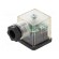 Connector: valve connector | plug | form A | 18mm | female | PIN: 3 | 110V image 1