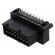Connector: automotive | JPT | male | socket | on PCBs | PIN: 16 | black image 1