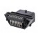 Connector: automotive | CMC | male | socket | PIN: 48(8+40) | black | THT image 6