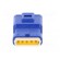 Connector: wire-wire | 560 | plug | male | IP67 | Locking: latch | blue image 5