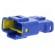 Connector: wire-wire | 560 | plug | male | IP67 | Locking: latch | blue image 3