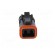 Connector: wire-wire | AT | female | plug | for cable | PIN: 2 | black image 9