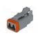 Connector: wire-wire | AT | plug | female | PIN: 2 | IP67 | Locking: latch image 2