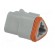 Connector: wire-wire | AT | plug | female | PIN: 3 | IP67 | Locking: latch image 8