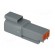 Connector: wire-wire | AT | male | plug | for cable | PIN: 2 | grey | IP67 image 4