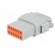 Connector: wire-wire | ATM | plug | male + female | Size: 20 | PIN: 12 image 2