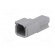 Connector: wire-wire | ATM | male | plug | for cable | PIN: 2 | grey | IP67 image 2
