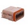 Connector: wire-wire | DT | female | plug | for cable | PIN: 12 | brown image 8