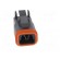 Connector: wire-wire | DT | female | plug | for cable | PIN: 2 | black paveikslėlis 9