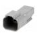 Connector: wire-wire | DT | male | plug | for cable | PIN: 2 | grey | IP68 image 1