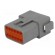 Connector: wire-wire | DT | male | plug | for cable | PIN: 12 | crimped image 6