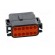 Connector: wire-wire | DTM | plug | female | PIN: 12 | IP68 | for cable image 9