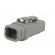 Connector: wire-wire | DTM | female | plug | for cable | PIN: 4 | grey image 6