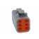 Connector: wire-wire | plug | female | DTM | for cable | PIN: 6 | grey image 9