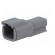 Connector: wire-wire | DTM | male | plug | for cable | PIN: 2 | grey | IP68 image 2