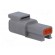 Connector: wire-wire | DTM | plug | male | PIN: 2 | IP68 | Locking: latch фото 6