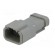 Connector: wire-wire | DTM | male | plug | for cable | PIN: 3 | grey | IP68 image 2