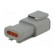 Connector: wire-wire | DTM | male | plug | for cable | PIN: 3 | grey | IP68 image 6