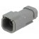 Connector: wire-wire | DTM | plug | male | PIN: 4 | IP68 | Locking: latch image 1