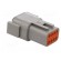 Connector: wire-wire | DTM | male | plug | for cable | PIN: 8 | grey | IP68 image 4
