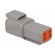 Connector: wire-wire | DTM | male | plug | for cable | PIN: 4 | crimped image 3