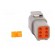 Connector: wire-wire | DTM | male | plug | for cable | PIN: 6 | crimped image 5