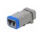 Connector: wire-wire | PX0 | female | plug | for cable | PIN: 2 | grey paveikslėlis 2