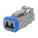 Connector: wire-wire | PX0 | female | plug | for cable | PIN: 2 | grey paveikslėlis 1