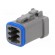 Connector: wire-wire | PX0 | female | plug | for cable | PIN: 6 | grey image 1