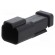 Connector: wire-wire | PX0 | male | plug | for cable | PIN: 2 | black | IP68 paveikslėlis 1