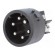 Connector: circular | male | PIN: 6 | nickel plated | 3A | 250V | 1mm2 image 1