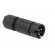 Connector: circular | plug | RST | male | PIN: 3 | silver plated | 8A | 250V paveikslėlis 8