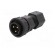 Connector: circular | plug | size D | male | PIN: 3 | gold-plated | 20A image 2