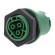 Socket | Connector: circular | female | PIN: 3 | silver plated | 20A image 1