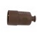 Connector: AC supply | female | socket | 2P+PE | 230VAC | 16A | brown image 3