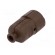 Connector: AC supply | female | socket | 2P+PE | 230VAC | 16A | brown image 6