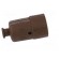 Connector: AC supply | female | socket | 2P+PE | 230VAC | 16A | brown image 7