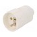 Connector: AC supply | female | socket | 2P+PE | 230VAC | 16A | white image 1