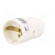 Connector: AC supply | female | socket | 2P+PE | 230VAC | 16A | white image 2